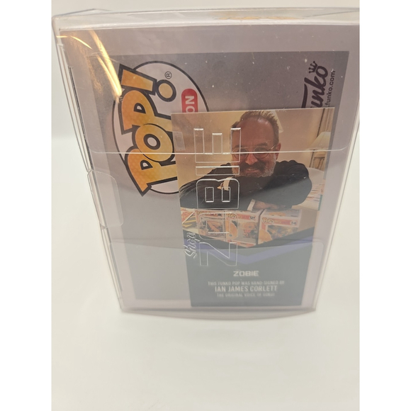 Funko Pop! Vinyl: Dragon Ball - Goku (Super Saiyan) #14 Signed Ian James Corlett - Picture 8 of 8